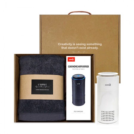 화이트 미니 휴대용 다기능 공기청정기 선물세트 화이트 미니 휴대용 다기능 공기청정기 선물세트