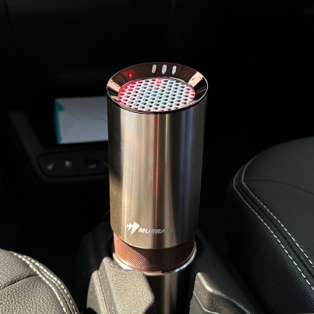 실버 탁상형 다기능 디지털 공기청정기