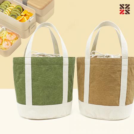 브라운 그린 투톤 컬러 보온보냉 쿨러백 브라운 그린 투톤 컬러 보온보냉 쿨러백