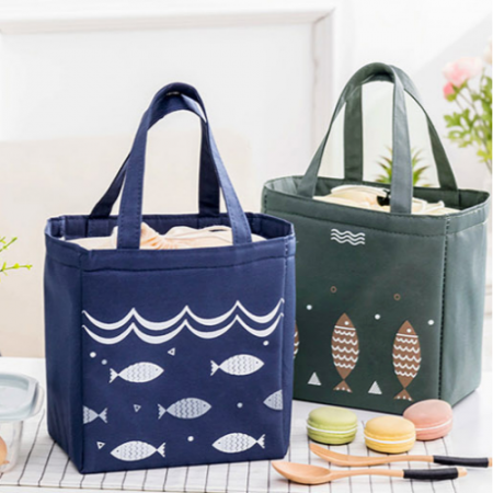 물고기 프린팅 보냉 쿨러백 4색 세트 판촉물 기념품 물고기 프린팅 보냉 쿨러백 4색 세트 판촉물 기념품