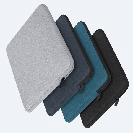 그레이 컬러 슬림형 노트북 전용 보호 파우치