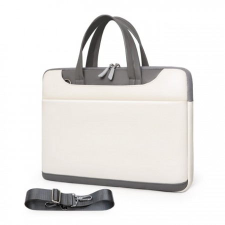 실버 그레이 대용량 노트북 비즈니스 서류가방