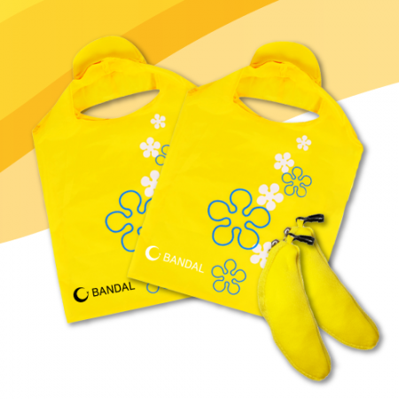 옐로우 바나나 장바구니 접이식 에코백 시장가방 옐로우 바나나 장바구니 접이식 에코백 시장가방