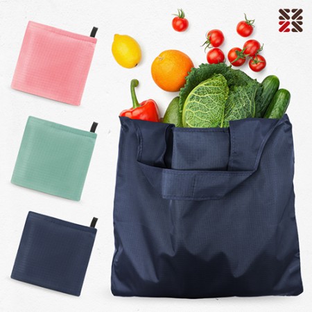 개업판촉물 다크그레이 접이식 방수 대용량 시장가방 대표이미지