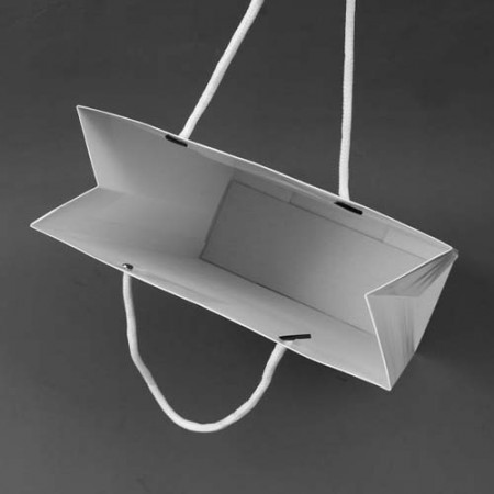 개업판촉물 화이트 무지 종이쇼핑백 10매세트 심플 디자인 손잡이형 대표이미지