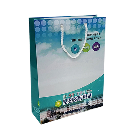 개업판촉물 심플 디자인 친환경 종이쇼핑백 고급형 대용량 선물백 대표이미지