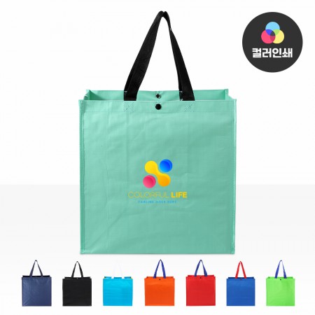 그린 다용도 타포린 에코백 환경보호 방수 토트백