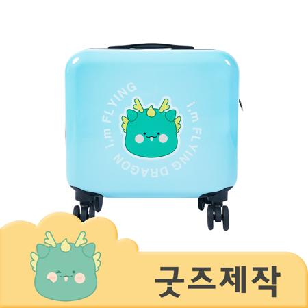 민트색 20인치 하드케이스 캐릭터 프린팅 4휠 기내용 캐리어 민트색 20인치 하드케이스 캐릭터 프린팅 4휠 기내용 캐리어