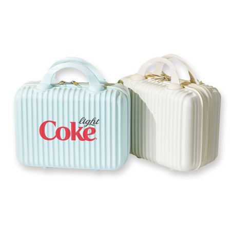 핑크 화이트 민트 하드케이스 휴대용 미니 캐리어 핑크 화이트 민트 하드케이스 휴대용 미니 캐리어