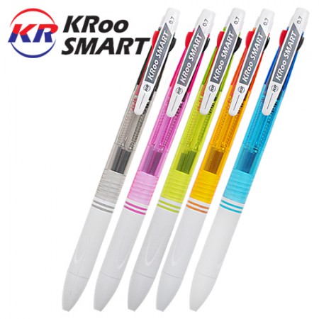 크루 스마트 0.7 다기능 5색 볼펜 사무용품 크루 스마트 0.7 다기능 5색 볼펜 사무용품