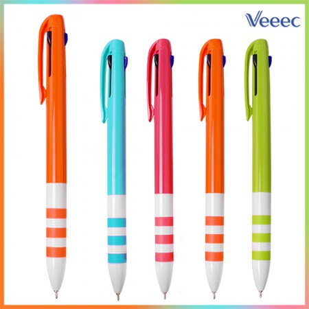 웨이 제트니들 3색 0.7mm 다기능 볼펜 판촉물