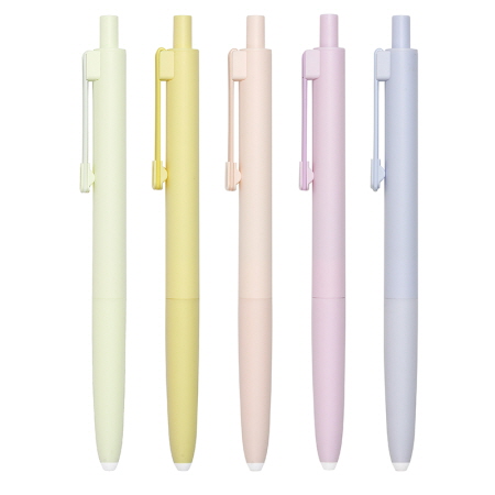MUUX 파스텔 컬러 0.7mm 젤펜 볼펜 5색 세트 MUUX 파스텔 컬러 0.7mm 젤펜 볼펜 5색 세트