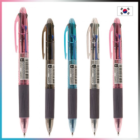 크라운 키넥스 4색 반투명 0.7mm 볼펜 크라운 키넥스 4색 반투명 0.7mm 볼펜