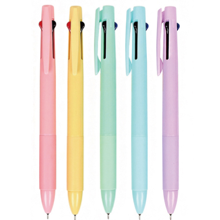 클래식 파스텔 3색 볼펜 세트 판촉물 TOPS