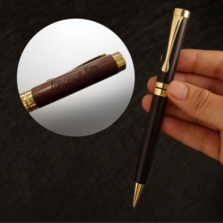 우든브러쉬 프리미엄 원목 천연모 브러쉬볼펜