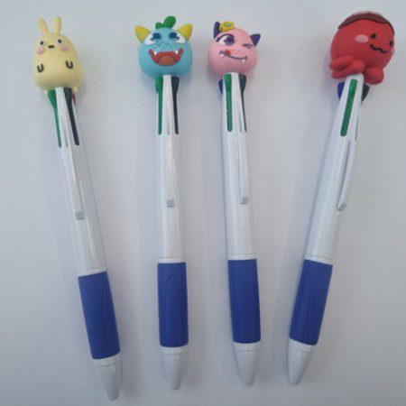 볼펜주문제작 pvc캐릭터 4색멀티볼펜 3D 볼펜주문제작 pvc캐릭터 4색멀티볼펜 3D