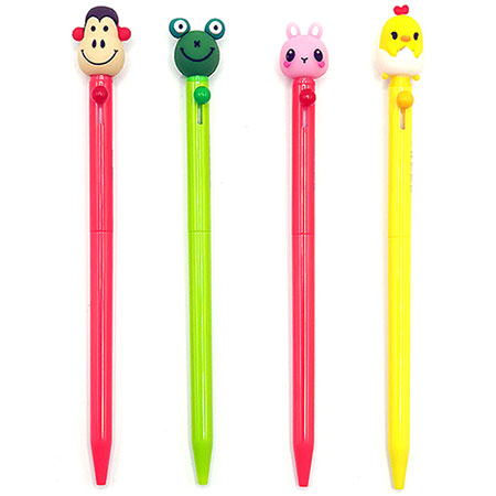 블루네리터 동물캐릭터 0.7mm 슬림형 젤펜 세트 블루네리터 동물캐릭터 0.7mm 슬림형 젤펜 세트