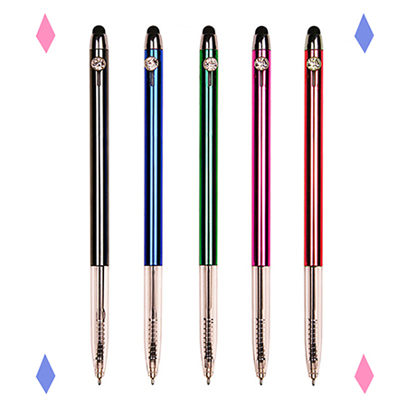 지클릭 컬러풀 0.7mm 유성 볼펜 다색 펜