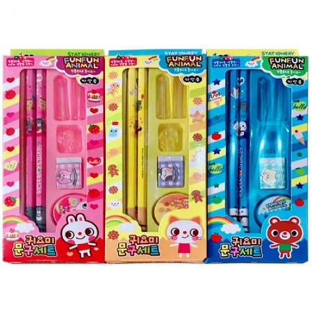 카카오 프렌즈 어피치 라이언 네오 스테이셔너리 문구 세트