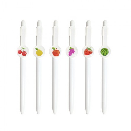 과일모양 컬러풀 프리미엄 6종 실리콘 디저트 스푼