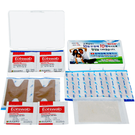 휴대용 항균 소독 일회용 데일밴드 10매입