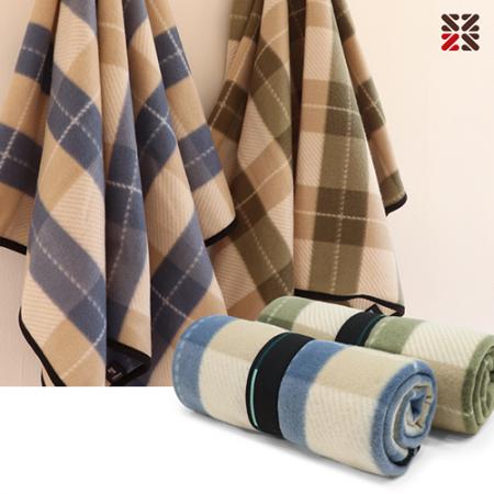 체크무늬 손수건 기념품 판촉물