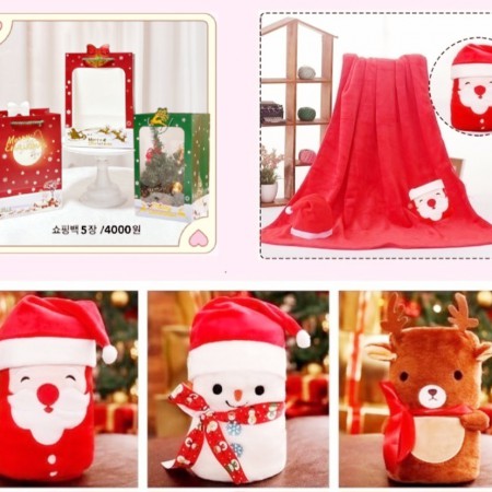 크리스마스 캐릭터 담요 제작 크리스마스 캐릭터 담요 제작