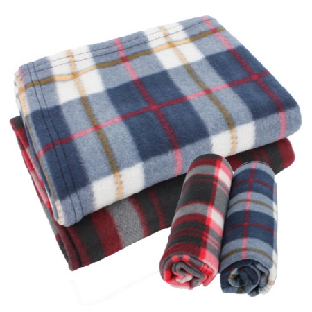 폴라플리스 체크 패턴 100×80 보온 담요 폴라플리스 체크 패턴 100×80 보온 담요