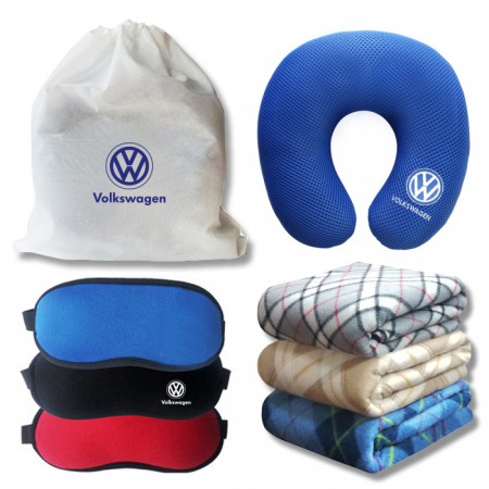 폭스바겐 이지 슬리핑 3종 세트 여행용 목베개 폭스바겐 이지 슬리핑 3종 세트 여행용 목베개