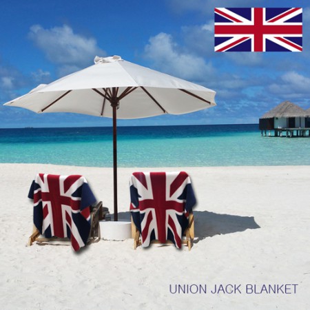 유니온잭 영국국기 디자인 휴대용 캠핑 다용도 블랭킷