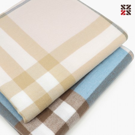 클래식 체크 패턴 면 소재 프리미엄 손수건