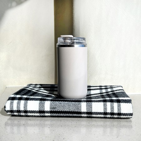 클래식 체크무늬 울혼방 부드러운 감촉 담요