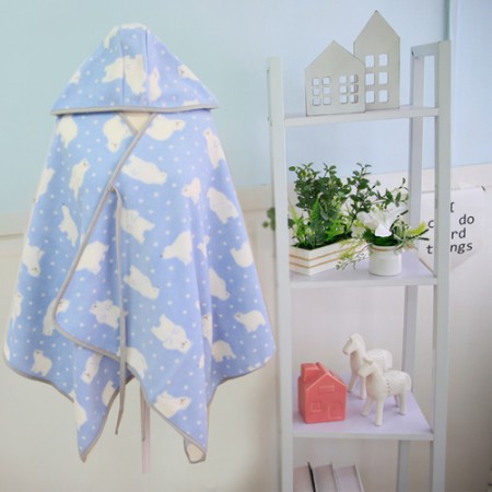 후드망토 극세사 보온 양면 착용 브랜케트 판촉물