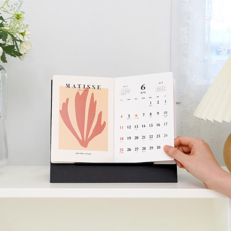 탁상달력 책자형 앙리마티스 250×210 캘린더 제작 탁상달력 책자형 앙리마티스 250×210 캘린더 제작