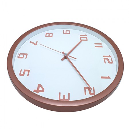 로즈골드 원형 미니멀 아날로그 벽걸이 시계 로즈골드 원형 미니멀 아날로그 벽걸이 시계