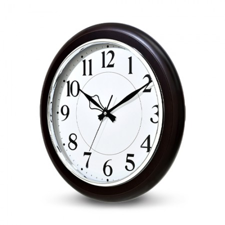 원목 프레임 화이트 숫자 아날로그 인테리어 벽시계 원목 프레임 화이트 숫자 아날로그 인테리어 벽시계