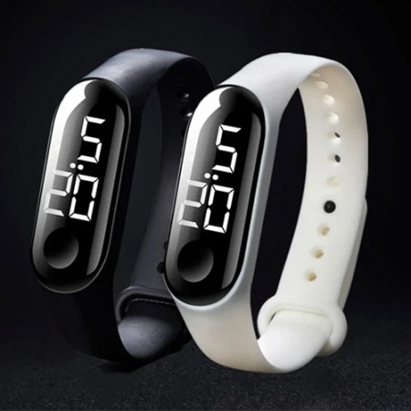 LED터치 방수 디지털 실리콘밴드 손목시계 LED터치 방수 디지털 실리콘밴드 손목시계