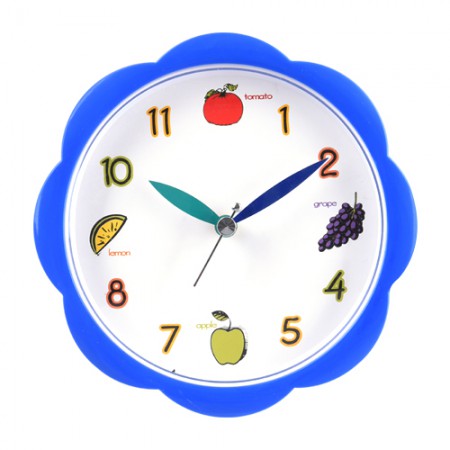 블루 화이트 방수 욕실용 벽걸이 시계 블루 화이트 방수 욕실용 벽걸이 시계