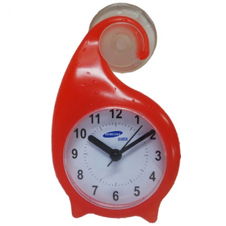 컬러풀 원형 디자인 흡착 욕실용 벽시계 컬러풀 원형 디자인 흡착 욕실용 벽시계