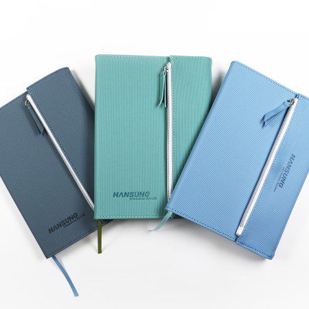 다이어리제작 3단 포켓블루 자석 32절 다이어리제작 3단 포켓블루 자석 32절