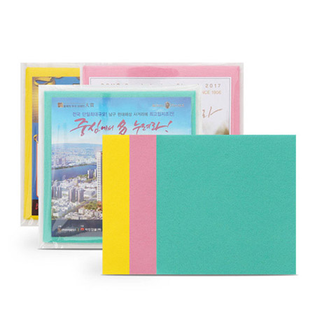 칼라행주 제작 1P 벌크 포장 선택가능