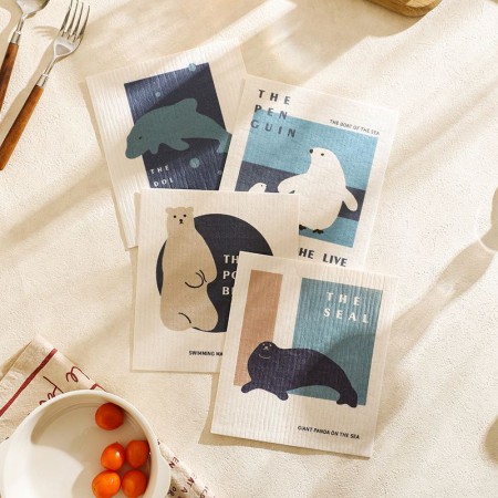 컬러 멀티 극세사 키친타올 주방용품 청소행주