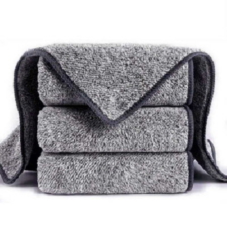 그레이 컬러 극세사 대용량 3매 안전 주방 행주