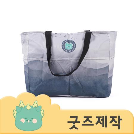 플라잉 드래곤 대용량 방수 캔버스 숄더 에코백