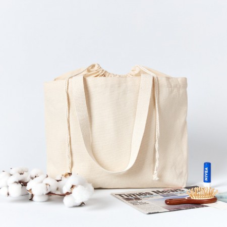 모도유 100퍼센트 면 웃는얼굴 에코백