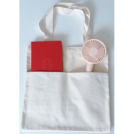 퀸버스면 10수 암주머니 휴대용 에코백