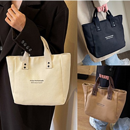 델링스 캔버스 에코백 천연 소재 숄더백