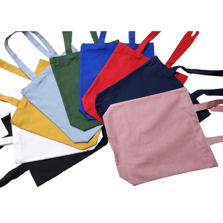 다양한 컬러 캔버스 원단 친환경 에코백 기본형