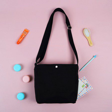 메이드유 사이드포켓형 크로스 에코백제작 컬러 22 x 22 X 10cm