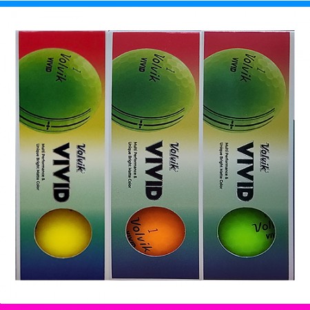 화이트 3구 비비드 컬러 볼빅 골프공 선물세트 화이트 3구 비비드 컬러 볼빅 골프공 선물세트